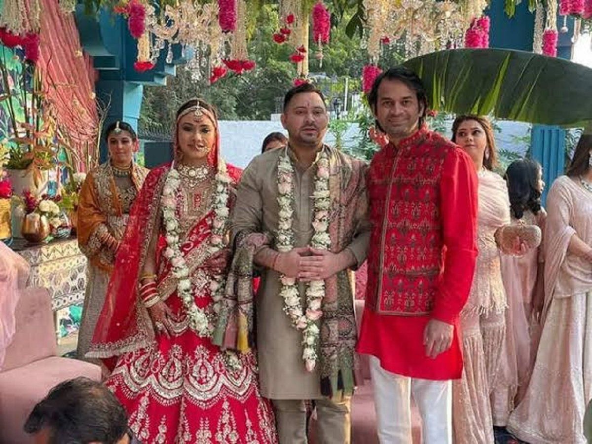 Tejashwi Yadav ने पुरानी दोस्त रशेल से रचाई शादी, अब ‘राजेश्वरी’नाम से जानी जाएंगी लालू की नई बहू