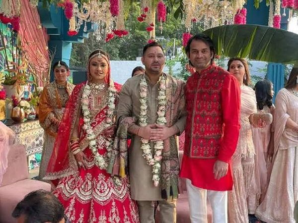 Tejashwi Yadav married Rachel Godinho, who will now be known as Rajeshwari Yadav