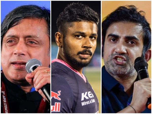 Shashi Tharoor Sanju Samson Gautam Gambhir