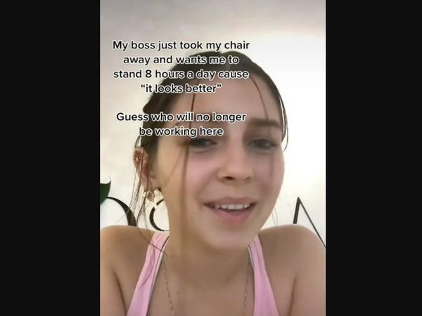 Lady Employee forced to stand at job for 8 hours Know About Truth