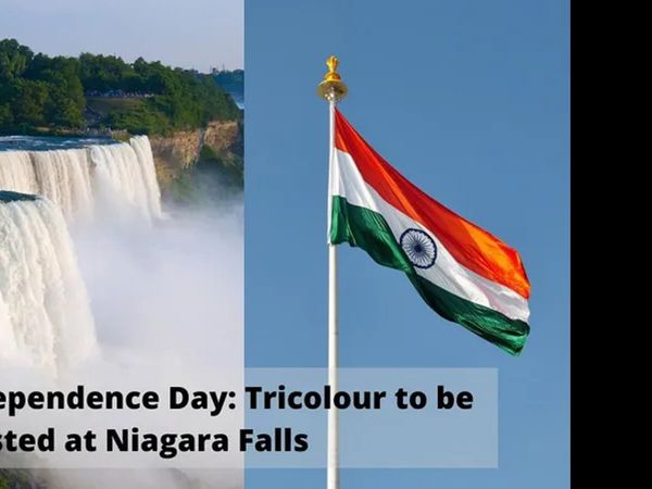 Indian flag will be hoisted at the famous Niagara Falls in Ontario, Canada on Independence Day