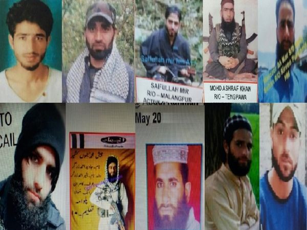 Security Agencies Identify 10 Terrorists Affiliated To JeM Hizbul and LeT Across Jammu Kashmir