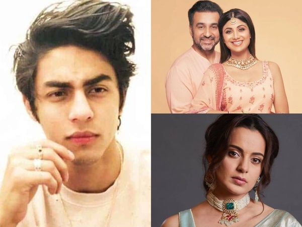 aryan khan to saif ali khan, raj kunra, shilpa shetty, kangana ranaut these celebs made most controversial news in 2021, top bollywood controversies in 2021