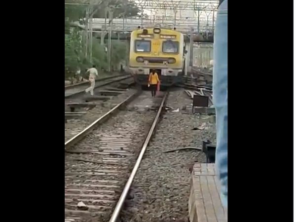 woman suicide attempt in front of a local train Then What Happened Watch Viral Video