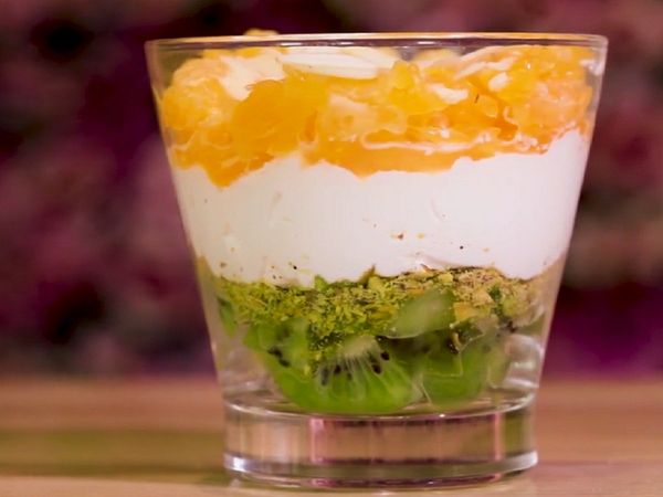 Tricolor Fruit Trifle