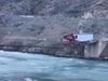 Viral Video Driver drove truck over the dangerous bridge Watch Shocking Video