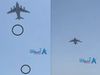 Two people who tied themselves to the wheels of an aircraft flying from Kabul, tragically fall down