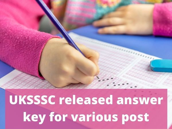 UKSSSC official website, UKSSSC official website login, UKSSSC answer key, 