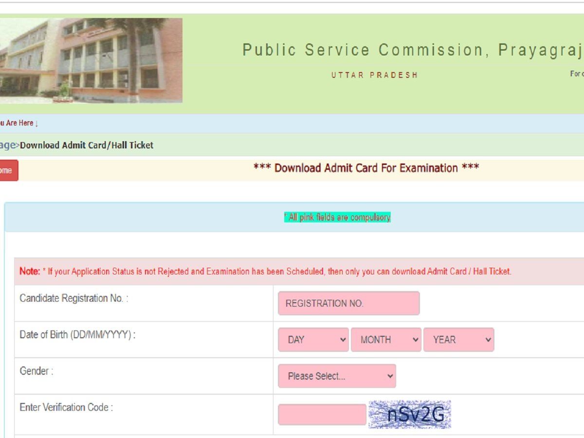 UPPSC PCS Mains Admit Card Out Download Direct Link Released On Website ...