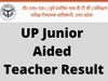 up aided teacher result 2021 date