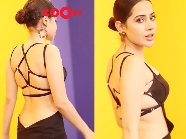 Urfi Javed wardrobe malfunction in latest low-cut BOLD outfit-