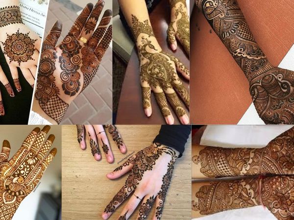 Mehndi Design in Half Hand, हाफ हैंड में मेहंदी डिजाइन