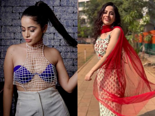 Urfi javed wore simple punjabi suit and stuns her fans, urfi javed in simple suit and salwar, urfi javed wore simple suit and salwar, urfi javed suit look pictures viral