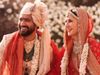 Vicky Kaushal Katrina Kaif wedding Sangeet cake