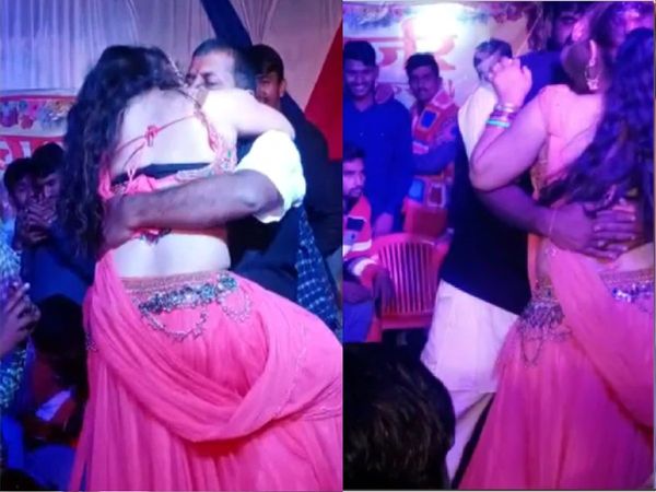 Viral Dance video of BJP leader kailash gurjar in Pratapgarh, Rajasthan