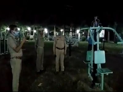 Viral video of gym and police Viral video of gym and police