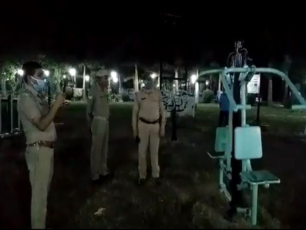 Viral video of gym and police