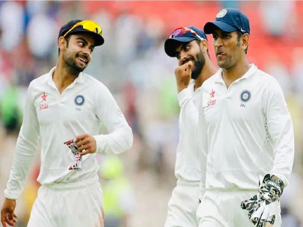 Virat Kohli Jadeja and Dhoni