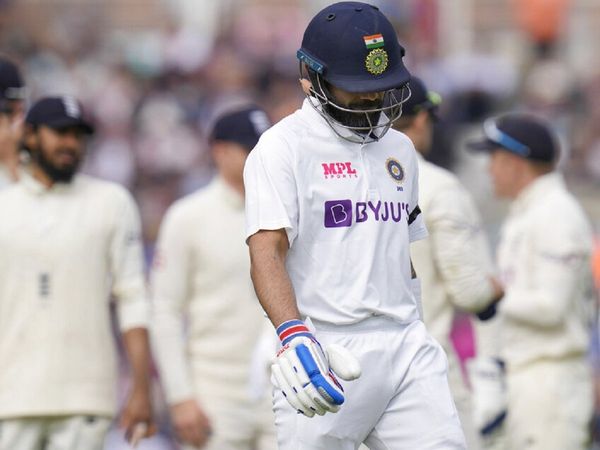 Virat Kohli dismissed by Ollie Robinson