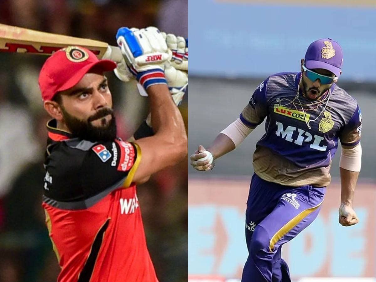 RCB vs KRR: विराट कोहली रह गए हक्का-बक्का, राहुल त्रिपाठी ने डाइव लगाकर लपका धांसू कैच