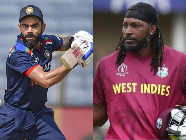 Virat Kohli and Chris Gayle