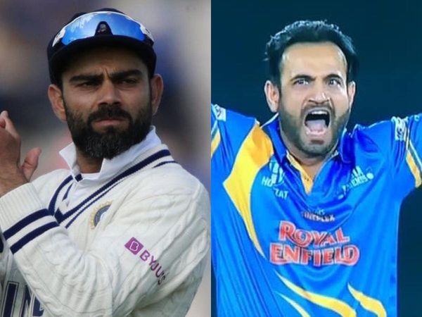 Virat Kohli and Irfan Pathan 