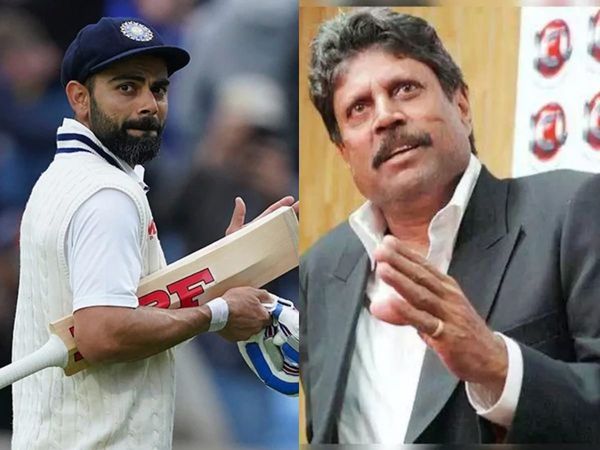 Virat Kohli and Kapil Dev