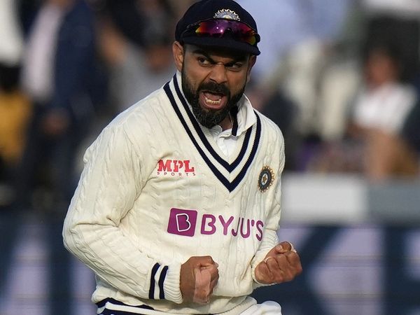 Virat Kohli celebration after winning Lords test