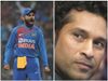 Virat Kohli and Sachin Tendulkar