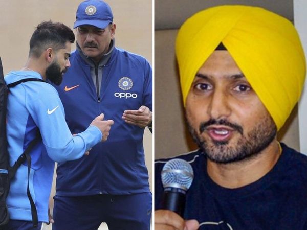 Virat Kohli, Ravi Shastri, Harbhajan Singh
