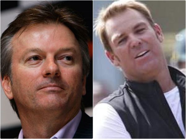 Steve Waugh and Shane Warne