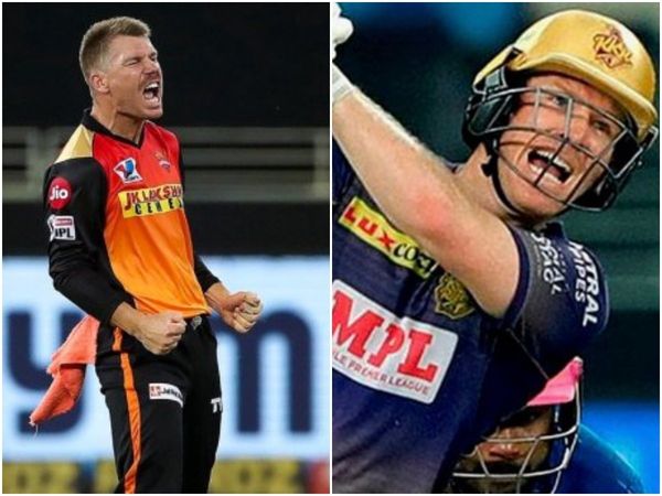 David Warner and Eoin Morgan
