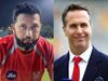 Wasim Jaffer and Michael Vaughan