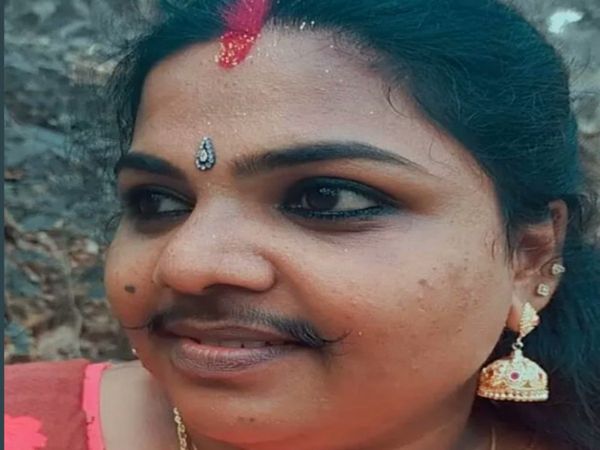 Woman flaunts her moustache Photo Goes Viral on Social Media