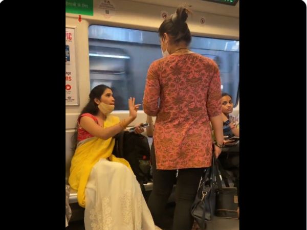 Fight Between Two Women For Seat in Metro Video Goes Viral