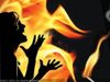 Bihar A woman admitted to a hospital in Muzaffarpur after she was allegedly set ablaze by a man at her house