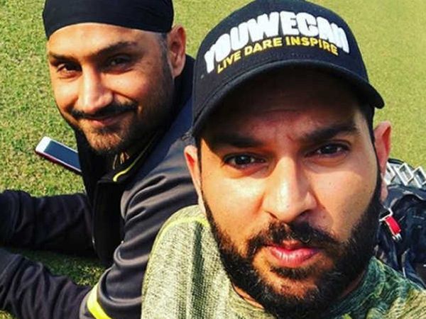 Harbhajan Singh and Yuvraj Singh