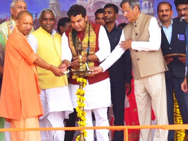 Yogi Adityanath in Barsana