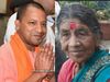 Yogi Adityanath and his mother Savitri Devi