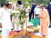 Yogi Adityanath kicked off the drive by planting a sapling in Kukrail reserve forest in Lucknow