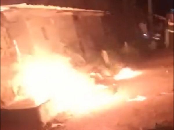 Young Man Set On Fire