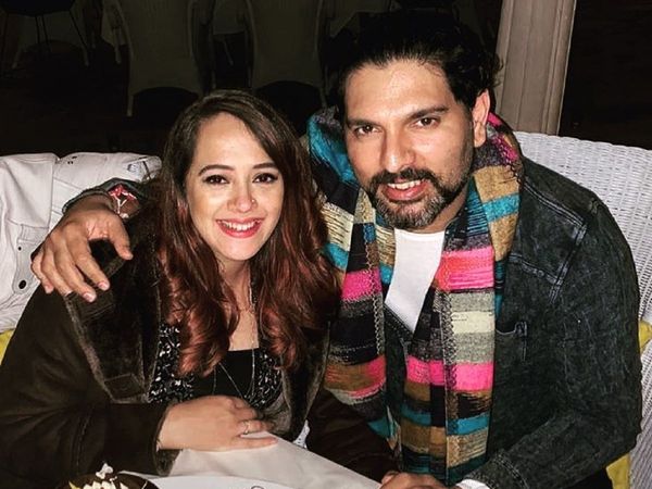 Yuvraj Singh and Hazel Keech