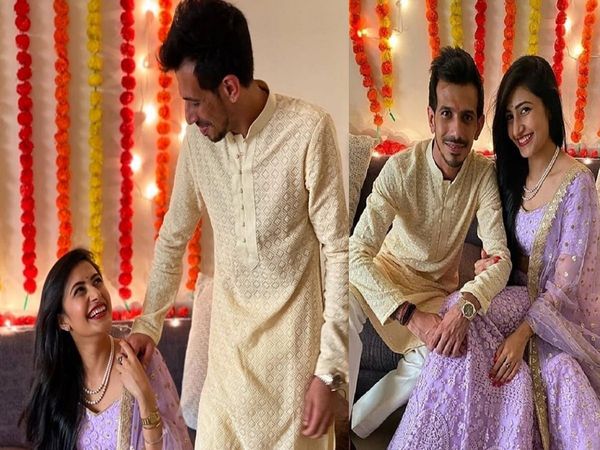 Yuzvendra Chahal Dhanshree Verma Roka Ceremony 