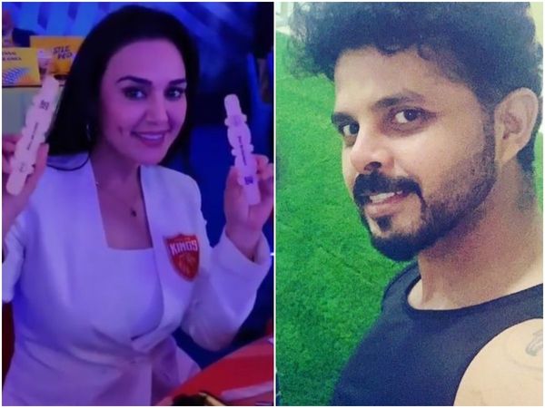 Preity Zinta and Sreesanth