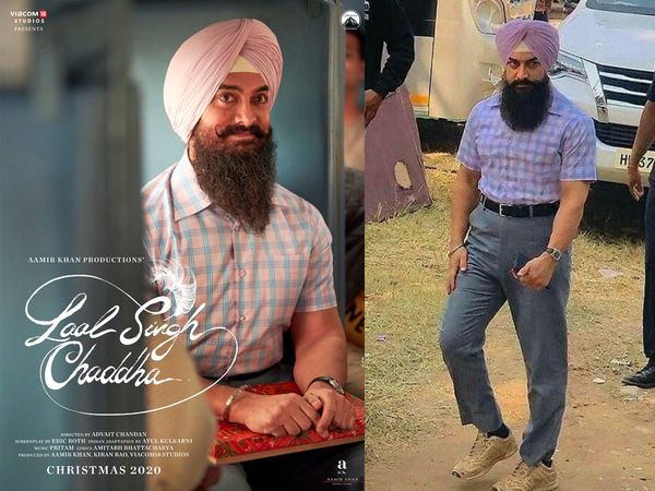 Laal Singh Chaddha first poster: लाल सिंह चड्ढा का पोस्टर आया सामने, मिठाई का डिब्बा लिए सिख लुक में आमिर खान