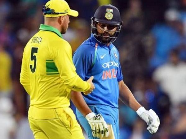 aaron finch and rohit sharma
