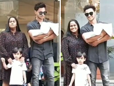 Arpita Khan and her daughter Ayat discharged from hospital watch video Arpita Khan and her daughter Ayat discharged from hospital watch video