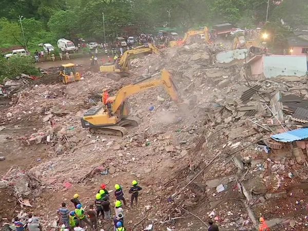 Raigad building collapse: 2 Dead 60 rescued, 25 to 30 still trapped, says minister