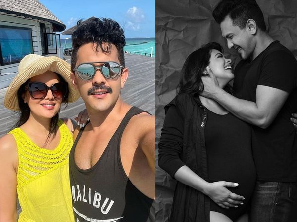 Aditya Narayan with wife Shweta Agarwal