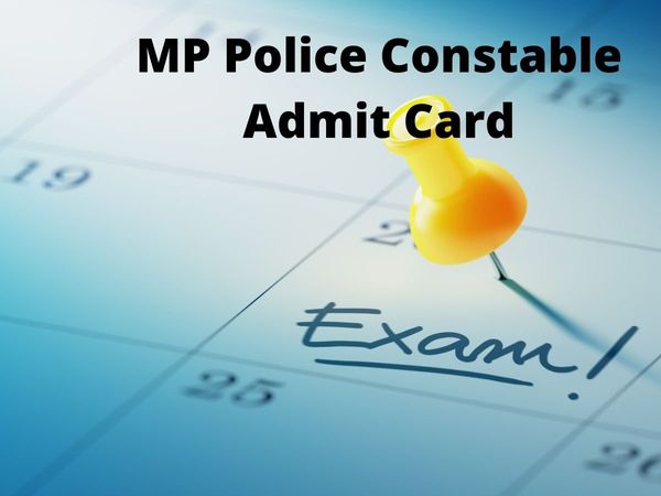 MP Police Constable Admit Card 